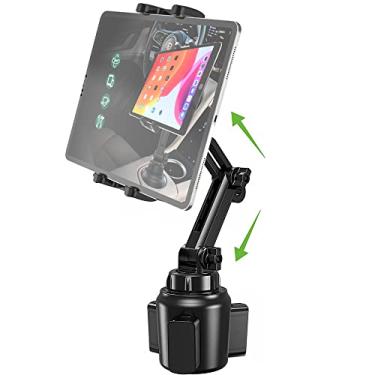 Imagem de Cuxwill Suporte para tablet e celular de 4 a 13 polegadas, suporte universal para tablet e celular de carro, suporte para tablet com braço longo ajustável para iPad Pro Air Mini, Samsung Galaxy Tab, Kindle Fire, iPhone etc