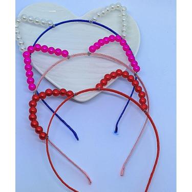 Imagem de Tiara de Cabelo Arquinho Infantil Personagens Princesas Barbie Sereia Lol festa Aniversário