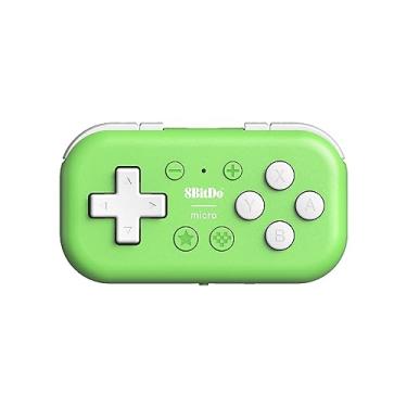 Imagem de Nargos 8BitDo Micro Bluetooth Key Chain Sized Mini Controller for Nitendo Switch, Windows, Android and macOS (Micro- Green)