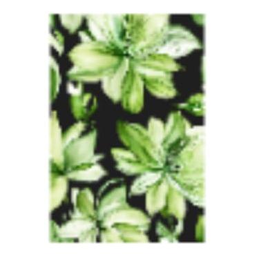 Imagem de Berkin Arts Capa compatível com iPhone 8 Plus/iPhone 7 Plus, capa de TPU transparente, flor verde, design floral, bom gosto, botânico
