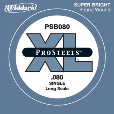 Imagem de D'Addario Single Bass Pro Steel 080 Long (PSB080)