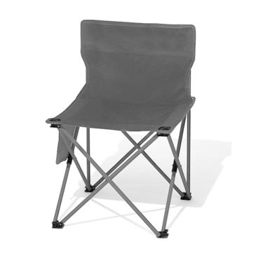 Imagem de Cadeira Pequena Portatil Banqueta Dobravel Leve Camping Pesca Praia Adulto/Criança Preta WCT FITNESS