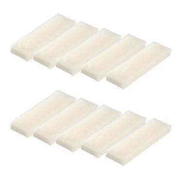 Imagem de ATITOWEL Bloco de inserções de filtro de espuma branca de reposição para aquário Bio Sponge serve para Fluval 204 205 206 304 305 306 (pacote com 10)