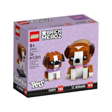 Imagem de Lego BrickHeadz Pets Dogs, Cats, Fish, Birds or Hamsters (Choose Pet) (St. Bernard 40543)