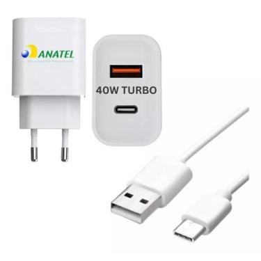 Imagem de Carregador Plus Para Samsung 40w Turbo S23 S22 S21 S20 Fe Br - Gold