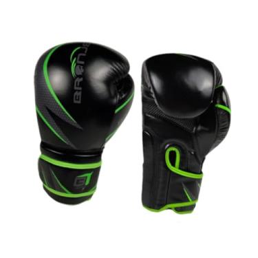 Imagem de UGPLM Luvas de boxe para adultos, luvas de sparring, luvas de soco de couro PU com absorção de choque, suporte de pulso para fitness, casa, luta livre, 16 Oz