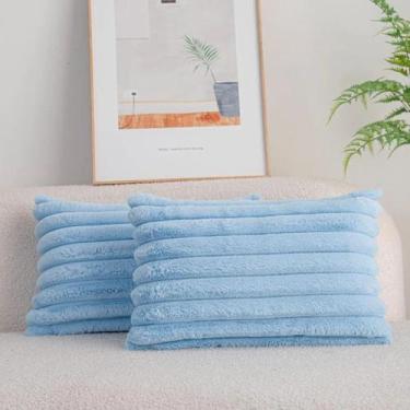 Imagem de CAPA P/ ALMOFADA EM PELUCIA WAVE SOFT 2 Lados  - 30X60 CM - S DECOR, B