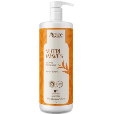 Imagem de Shampoo Limpeza Suave Apice Nutri Waves 1L - Apice Cosmeticos