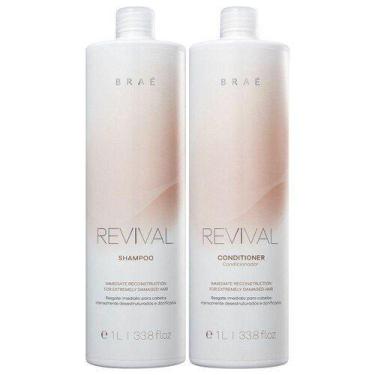Imagem de Kit Braé Revival Shampoo e Condicionador 1L
