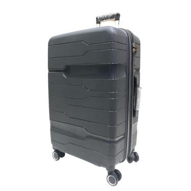 Imagem de Mala Média 23Kg Polipropileno Inquebrável Grafite Ultra Leve
