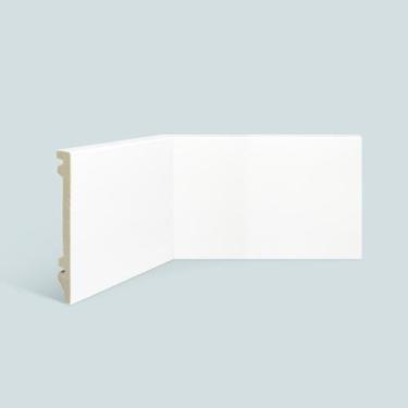 Imagem de Rodapé de Poliestireno Espaço Branco 150mm x 15mm x 2200mm, Branco 15c