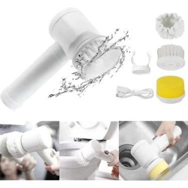Imagem de Escova Magic Brush com Cabeças Removíveis - 3 em 1 - Entrega Rápida - 