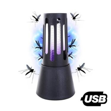 Imagem de Abajur Armadilha LED USB Mata Mosquito Pernilongo e Insetos - shop mix