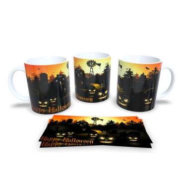 Imagem de Canecas de Porcelana Personalizadas Halloween - Estampa Sublimada, Mod