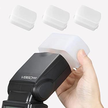 Imagem de Softbox de luz difusor de flash de câmera [pacote com 3] para acessórios de fotografia speedlight compatível com Canon 560 565EX 580EX Godox V850 V860 TT600 TT685