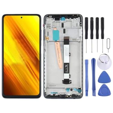 Imagem de tela Tela LCD original para Xiaomi POCO X3 NFC/POCO X3 Digitalizador completo com quadro substituição da tela