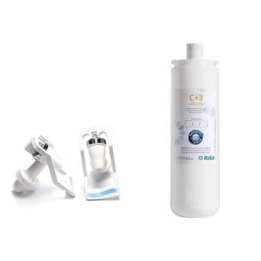 Imagem de Torneira Ibbl Purificador Fr600 Branca + Refil Filtro C+3 Original Com