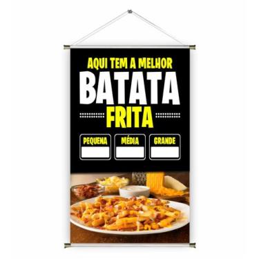Imagem de Banner pronto Batata Frita REF 029  medida 45x70 cm (arte Pronta)