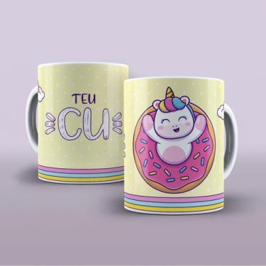 Imagem de Caneca de porcelana - Divertidas - Unicórnio mal criado - mal educado 