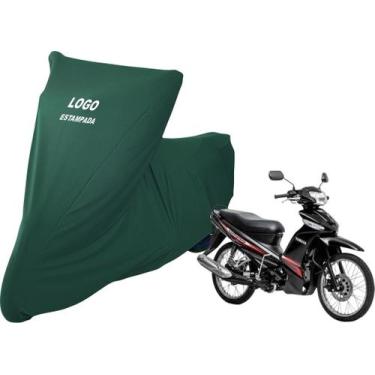Imagem de Capa De Cobrir Moto Yamaha Crypton Não Risca Pintura - Mz, Verde