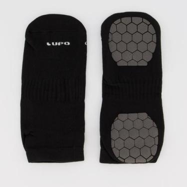 Imagem de Meia Lupo Performace Antiderrapante Preta, 41-44