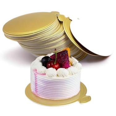 Imagem de Base redonda para bolo, base quadrada para bolo, mini tábua de bolo, Round Cardboard Cake Base, Round Cake Base