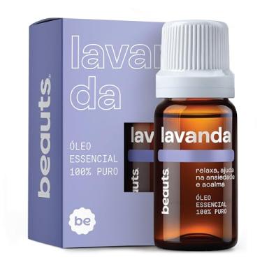 Imagem de Óleo Essencial Lavanda Francesa - 100% Puro e Natural - Para Ansiedade, Estresse e Hora de Dormir - Calmante e Relaxante - Óleo Essencial Para Aromaterapia, Difusor, Massagem e Banho - 10 mL, Beauts