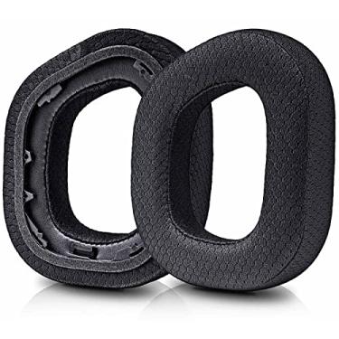 Imagem de Sixsop HS80 Earpads - Earpads Compatible with HS80 RGB Wireless Headset Replacement Ear Pads/Ear Cushion/Ear Cups (Black Mesh)