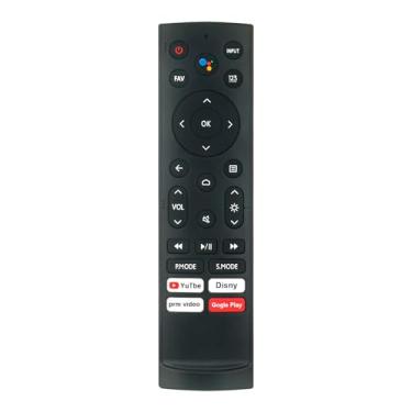 Imagem de ECONTROLLY Controle remoto de substituição de voz ERF3AA90H compatível com Hisense ERF3AA90H TV PX1-PRO (PX1G)