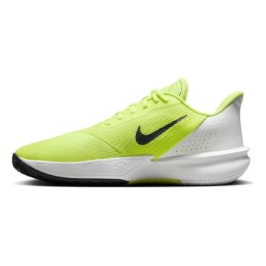 Imagem de Nike Tênis de Basquete Masculino Precision 7 (FN4322-700, Volt/Summit Branco/Barely Volt/Cinza Fumê Escuro), 40
