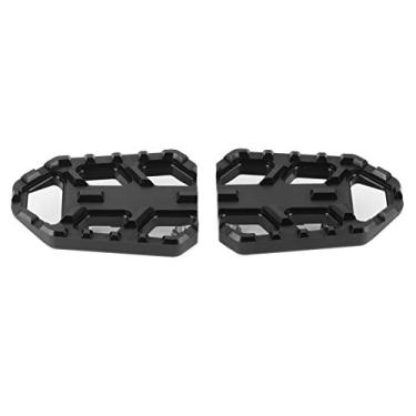 Imagem de Pegs para motocicleta Pedaleiras Apoios para os pés Descansos para pedais Apoio para os pés largos Pedais Fit L650 DL1000 VSTROM 650XT/1000XT (preto)