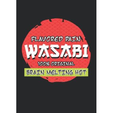 Imagem de Notizbuch A4 dotted, gepunktet, punktiert mit Softcover Design: Sushi Flavored Wasabi Schärfe Wasabi Fan Scharfesser: 120 dotted (Punktgitter) DIN A4 Seiten