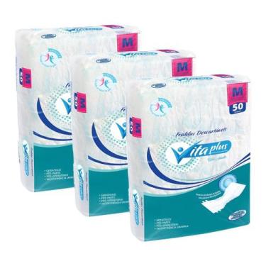 Imagem de Kit 3 Pacotes Fralda Geriátrica Vita Plus Care Segurance Gel Ultra Abs