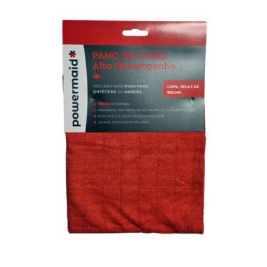 Imagem de Kit 5 Pano Chão Microfibra Gigante Alto Desempenho 70x50 Powermaid