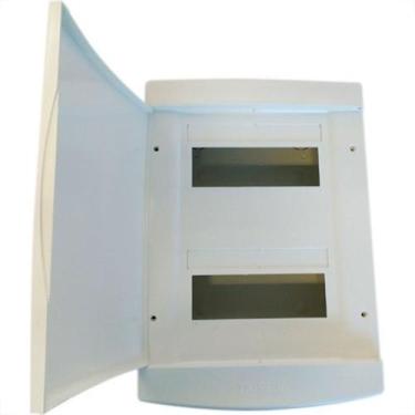 Imagem de Centrinho Tigre Pvc Embutir Para 12/16 Disjuntores Com Barramento