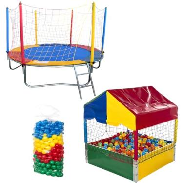 Imagem de Cama Elástica 2,30m e Piscina de Bolinhas 1,00m com 500 Bolinhas Coloridas