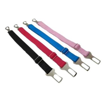 Imagem de Cinto Segurança Pets Coleira Universal Para Cachorro E Gato - cor: Preto