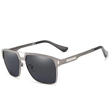 Imagem de Óculos de Sol Masculino BARCUR Design Quadrado Luxuoso Proteção uv400,