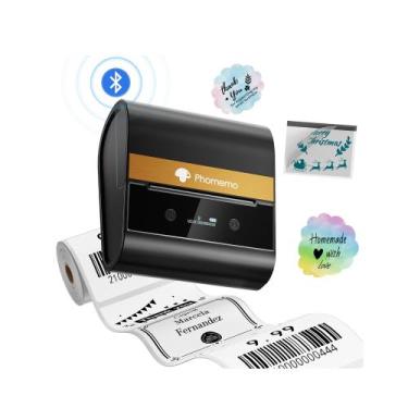 Imagem de Impressora de Etiquetas Phomemo M260 Bluetooth - Upgrade 2025 Retro
