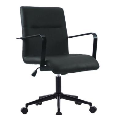 Imagem de Cadeira Escritório Diretor Giratória em Couro com Relax Palermo - Frat