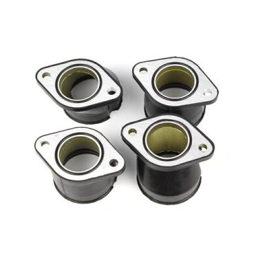 Imagem de Conjunto de juntas de adaptador de coletor de admissão de interface de carburador de motocicleta 4 peças para ZR750 ZR-7S ZR750 ZR-7 Z750 GT750
