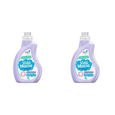 Imagem de Kit 2 Und Amaciante Vida Macia Amêndoas 1l