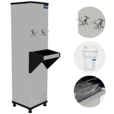 Imagem de Bebedouro Industrial Coluna 25 Litros Resfriador De Água 1TG 1TN KX02 