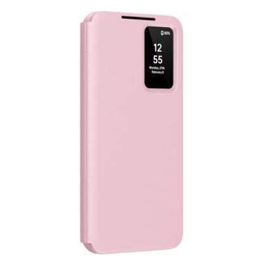 Imagem de LYJSMGZ Capa de couro para Samsung Galaxy Z Fold 6, Smart View Flip Wake Up Wallet Cover Slim Kickstand Folio Case, Rosa, Fold 6