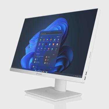 Imagem de Computador All In One Concórdia Core i5 10400 8GB DDR4 ssd 480GB 23.8'' Full HD Webcam WiFi Linux Branco