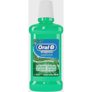 Imagem de Enxaguante Antisséptico Bucal Oral-B Complete Hortelã Sem Álcool 250ml