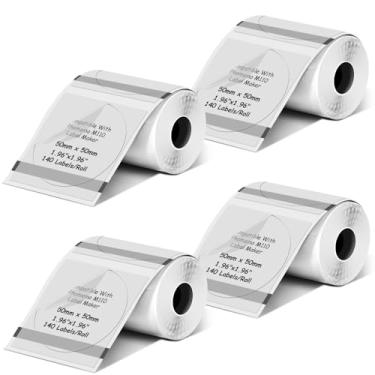 Imagem de Etiquetas M110 (Transparentes - 4 Rolos, 50 x 50 mm (1,96" x 1,96''))