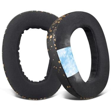 Imagem de SOULWIT Substituição de Almofadas para Sennheiser GSP500, GSP550, GSP600, GSP 670 Headset, Almofadas Auriculares para EPOS H6 Pro, GSP601, GSP602 Fone de ouvido - Gel Refrescante Manchas Douradas