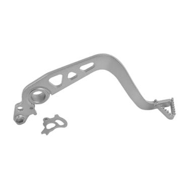 Imagem de PIKPOP Pedal de alavanca de freio traseiro de motocicleta compatível com Yamaha TENER 700 TENER700 2021-2024 (prata)