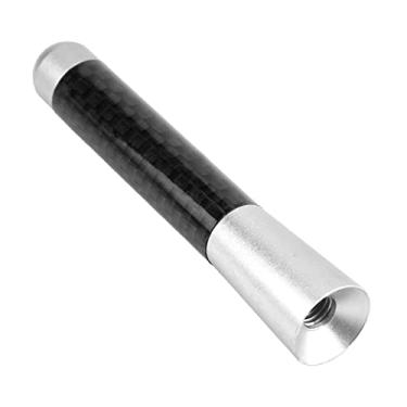 Imagem de Antena de Carro CF Antena CF Aérea Curta, Ajuste Universal para Substituição Ideal para Pregos para, (Prata)